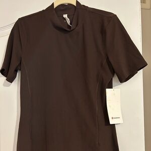 Lululemon all aligned ribbed short-sleeve dress